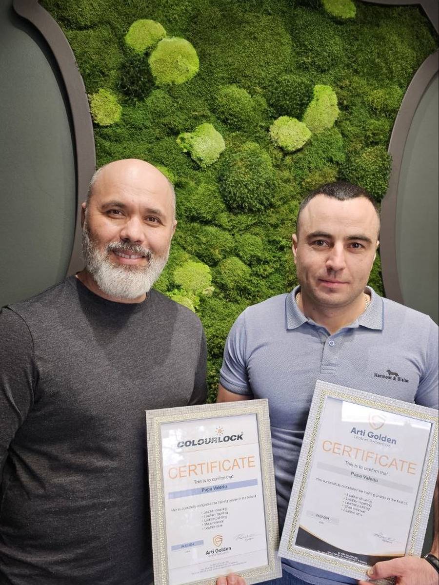 Absolvent al cursului cu certificat Arti Golden
